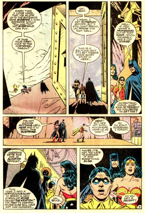 He's got an entire Fortress in the Arctic filled with souvenirs, confiscated weapons, even an entire miniature city. What are ya gonna find at the Wal-Mart to top that?