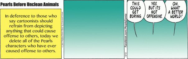 Pearls Before Unclean Animals - non offensive comic strip