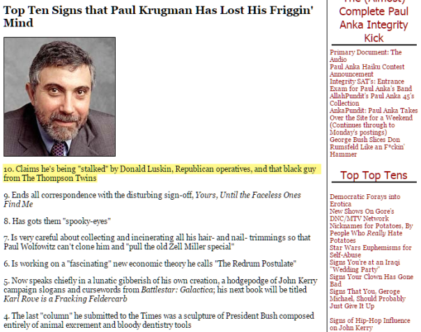 Krugman vs Thompson Twins